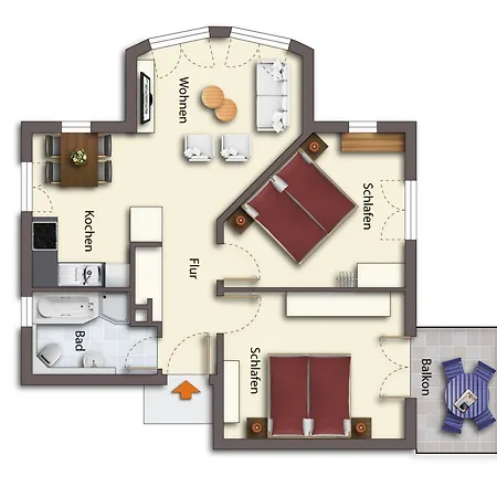 Brise Haus Buchenhof App 5 Appartamento